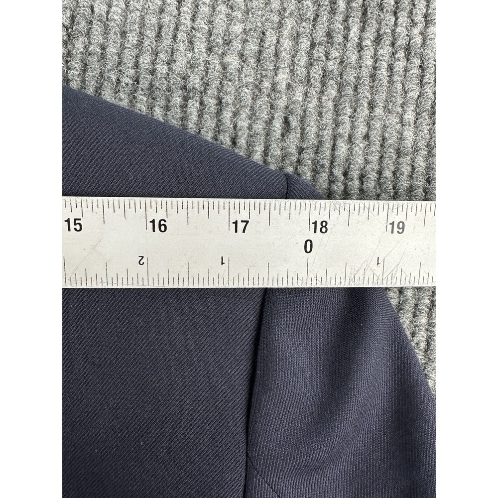 Vintage Yves Saint Laurent Wool Blazer 42r Navy B… - image 3